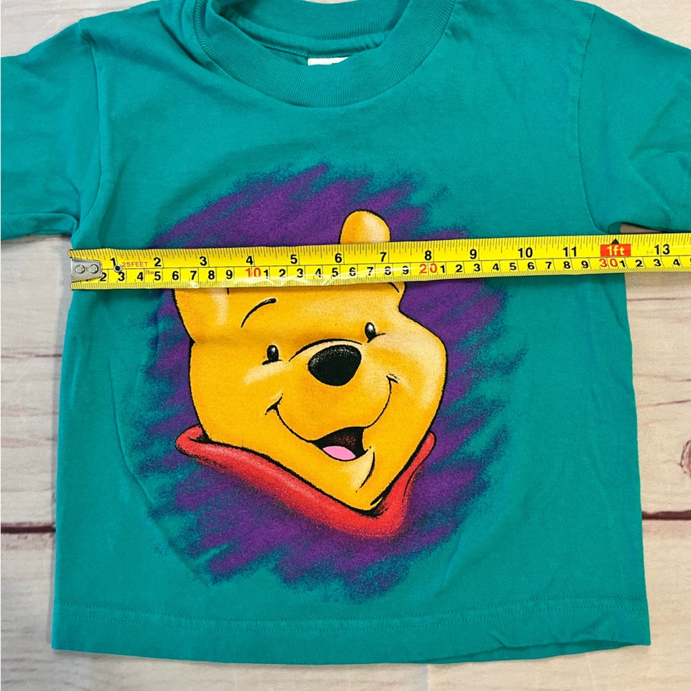 Vintage Girls' XS Disney Winnie the Pooh Green T-shirt - Picture 5 of 6